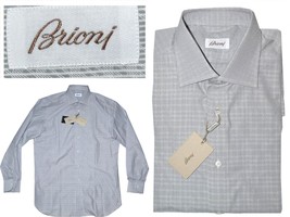 Brioni Man Shirt 41 Eu / L Hand Made In Italy !Bargain Price¡ BN09 T1P - £147.68 GBP