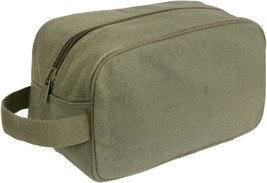 Canvas Travel Kit Bag Toiletry Bag Military Dopp Kit - £24.30 GBP
