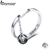 Hot Sale Authentic 925 Silver Tears Of Flowers Dangle Open Finger Rings for Wome - $17.77