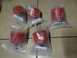 5 Air Filters, Red Slip On, 2 Stage Foam, 42mm, ATV Motorcycle Scooter - $14.95