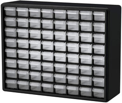 64 Drawer Plastic Storage Hardware and Craft Cabinet, 20&quot; x 6-3/8&quot; x 15-13/16&quot; - £56.40 GBP