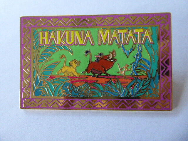 Disney Swap Pins 170580 Monogram - Simba, Pumbaa, Timon - Hakuna Matata ...