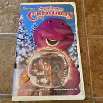 Barneys Night Before Christmas (VHS, 1999) Case Vintage Children’s Show - £5.83 GBP