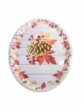 Serving Platter Plastic Acorn Pattern Thanksgiving/Harvest 18x12” - £10.60 GBP