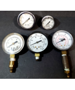 Lot of Vintage Gauges Pressure, All Sizes USG, Weiss, Marshall and Rober... - £38.93 GBP
