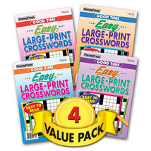 Penny Dell Easy-as-Pie Large-Print Crosswords 4-pk - $20.95