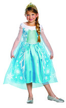 Disguise Disney&#39;s Frozen Elsa Deluxe Girl&#39;s Costume, 4-6X Sky Blue - £102.04 GBP