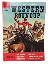 Vintage Western Roundup Comic Digest #20 Vintage Oct Dec 1957 Dell Giant Issue - $20.14