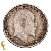 1906 Great Britain Three Pence Coin (XF) Extra Fine Condition - $770.53 MXN