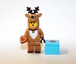 Gift Toys Reindeer Suit Christmas Custom Minifigure  - $7.04