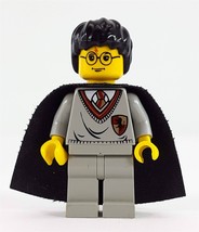 LEGO Harry Potter in Gryffindor Uniform &amp; Cape w/ Stars Minifig  - £4.67 GBP