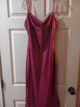 Xxxitcat Women Satin Strap Long Dress Size Small - £19.61 GBP