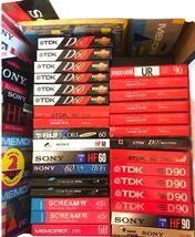 Pick &amp; Choose A Blank Audio Cassette Tape - Vintage Sealed NOS Japan Nor... - $73.29 MXN+