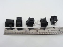 5 Pcs Pack Lot KCD 101 6A 250V AC 10A 125V 2 Pins 2 Position Power Button Switch - £8.42 GBP