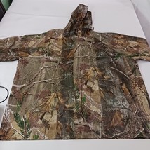 Stearns RN#98154 Men's Hooded Rain Jacket Camo Polyvinyl Vinyl Coat Size XL image 9
