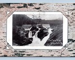 Twin Falls Bellows Falls Vermont VT 1907 Faux Birch Frame DB Postcard P14 - $14.80