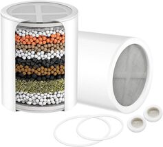 2 Pack Shower Filter for Aquabliss SF100&amp;SF220 Showerhead,Reduces Chlorine - $273.60 MXN