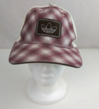 Adidas Plaid Unisex Embroidered Patch Fitted Baseball Cap L/XL - £11.62 GBP