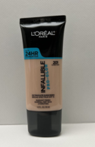 L&#39;Oreal Infallible Pro-Glow Foundation-#201 Classic Ivory - £7.47 GBP