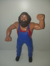 WWF LJN Hillbilly Jim Rubber Wrestling Action Figure 8in WWE Titan Sports VTG - £18.00 GBP