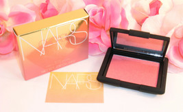 New NARS Blush Orgasm Peachy Pink Pressed Powder .16 oz 4.7 g Full Size Compact - £17.03 GBP