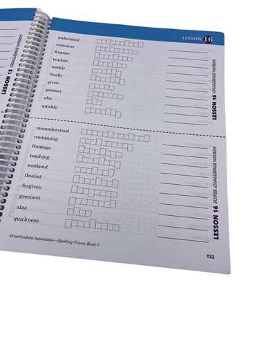 Spelling Power Teacher Guide Book C Grades 3 & 4 Vocabulary Teachers Edition Item image 12