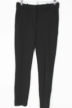 Theory 00 Black Treeca K Oxford Texture Knit Low Rise Slim Leg Pants - £20.50 GBP