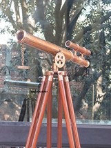 Nautical Brown Antique Griffith Astro Telescope 45&quot; - Vintage Telescope - £147.62 GBP