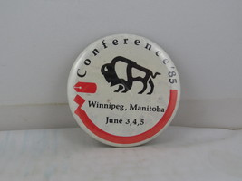 Vintage Union Pin - Canadian Writers Union 1985 - Celluloid Pin - $15.00