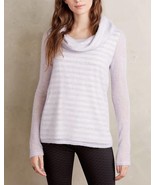 Anthropologie MOTH Vanessa Layered Pullover Sweater Top, Alpaca Wool Wom... - $29.03