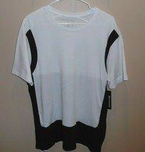 True Religion Tailored Sport Short Sleeve Tee T-Shirt Mens Large Black White New - £21.79 GBP