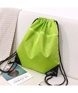 BANSUO Sports bags, Nylon Drawstring Bags Gym Drawstring Backpack, (Gree... - £10.20 GBP