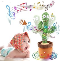 Toy Glow Dancing Electric Singing Cactus Plush Glow Recording Repeating Funny - £10.38 GBP