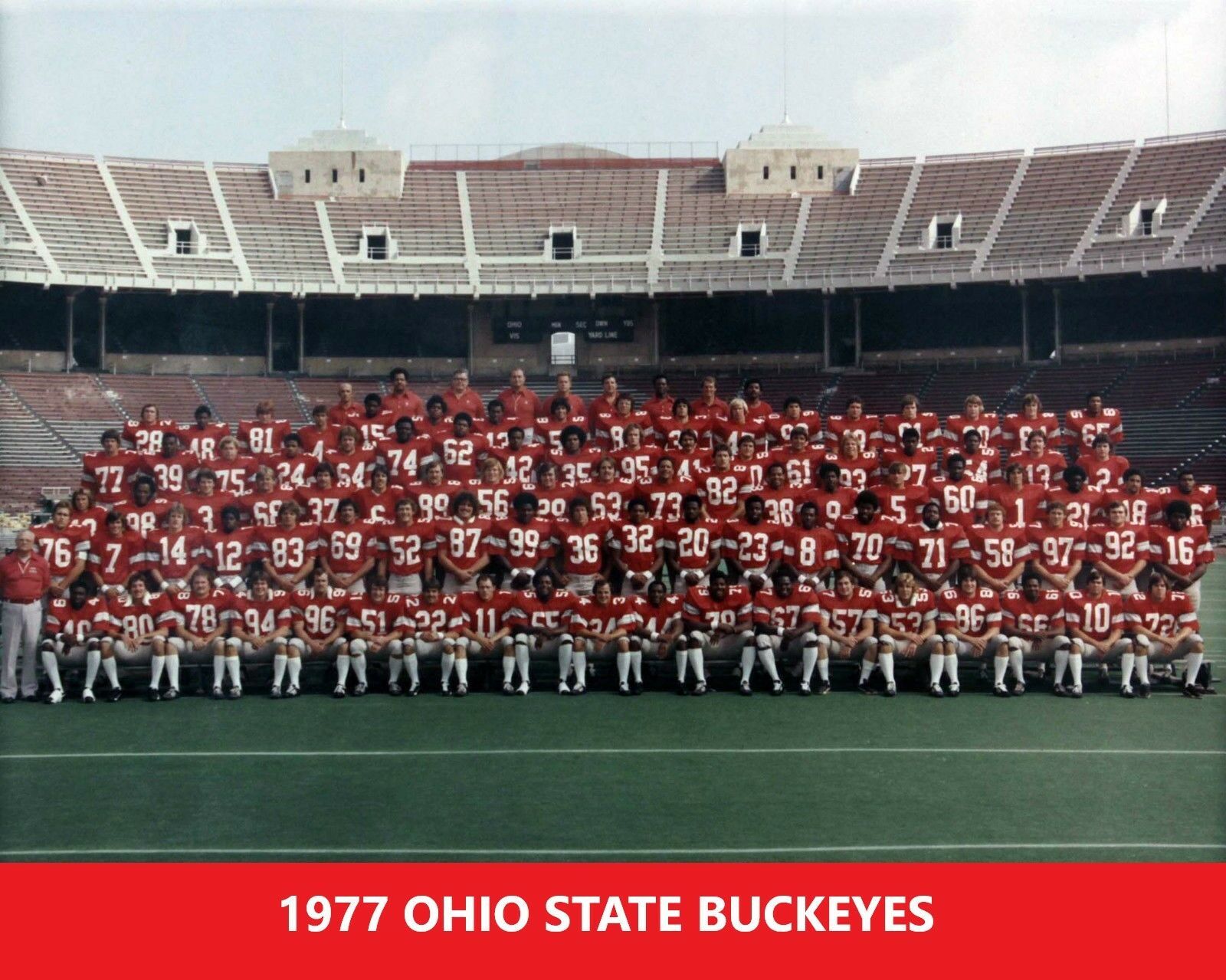 Primary image for 1977 OHIO STATE 8X10 TEAM PHOTO BUCKEYES PICTURE NCAA FOOTBALL