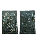 Thai Amulet Somdej Style Two-Sided Collectible Buddhist Monk Inspired Pi... - €33,59 EUR