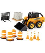 John Deere 1:16 Big Farm Skid Steer Set with Barrels and Cones - €42,69 EUR