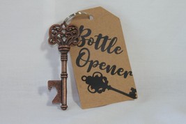 Keychain (new) BOTTLE OPENER - BRONZE COLORED W/ KEY RING - 3&quot; LONG - $10.27
