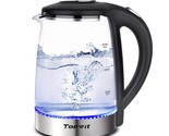 Electric Kettle Glass Hot Water Kettle, 2.0L Water Warmer, Bpa-Free Stai... - $43.99