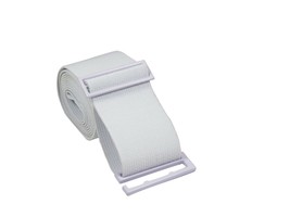 White Belt Canvas Lady Invisible Belt Web Elastic Adjustable Skinny Belt - $15.90