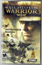 Full Spectrum Warrior PlayStation 2 PS2 MANUAL Only - $4.85