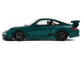 2021 RWB Bodykit &quot;Syunkashuto&quot; Green with Black Stripes 1/18 Model Car by GT Spi - $177.99