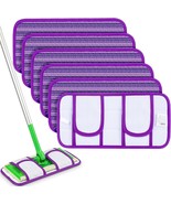 Reusable Mop Pads Compatible with Swiffer Sweeper Mops 6 PCS 12 Inch Was... - £36.48 GBP