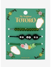 Studio Ghibli My Neighbor Totoro Soot Sprite Set of 3 Bracelets - $15.99
