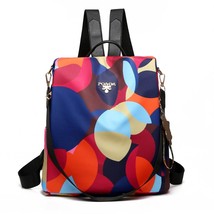 Lightweight and fashionable anti-theft female waterproof backpack durable fabric - £39.31 GBP