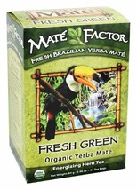 The Mate Factor Fresh Green Organic Yerba Mate Tea - 24 Tea Bags - $11.86