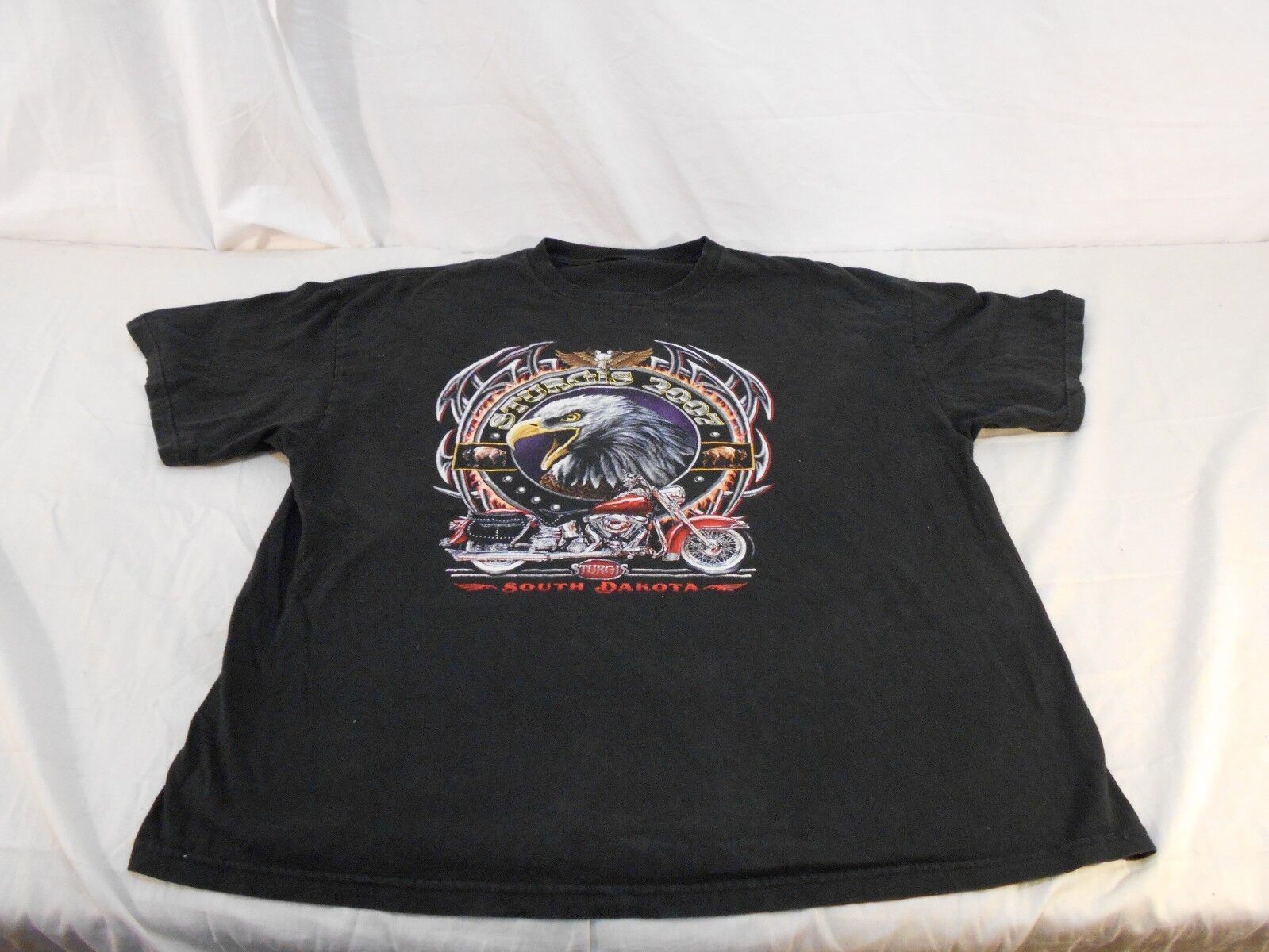 Sturgis South Dakota 2007 Biker Rally Shirt 6347 - $16.25