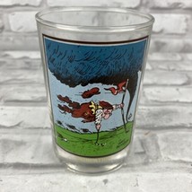 Arby&#39;s Collector&#39;s Series Gary Patterson Dedication 1982 Juice Glass Golf - £8.03 GBP
