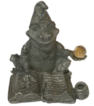 Vintage 1988 Gallo Pewter Frog {Wizard turned into a Frog}  by Cindy M. ... - £21.68 GBP