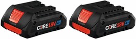 Bosch Gba18V40-2Pk 18V Core18V® Lithium-Ion 4 Ah Advanced Power Battery,... - $155.95