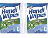 2 PACK Handi Cloths Multi Use and Purpose Cleaning Heavy Duty ~  12 Total!! - £11.37 GBP